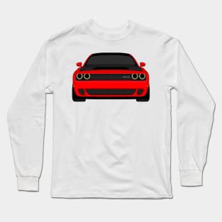 DODGE DEMON FRONT RED Long Sleeve T-Shirt